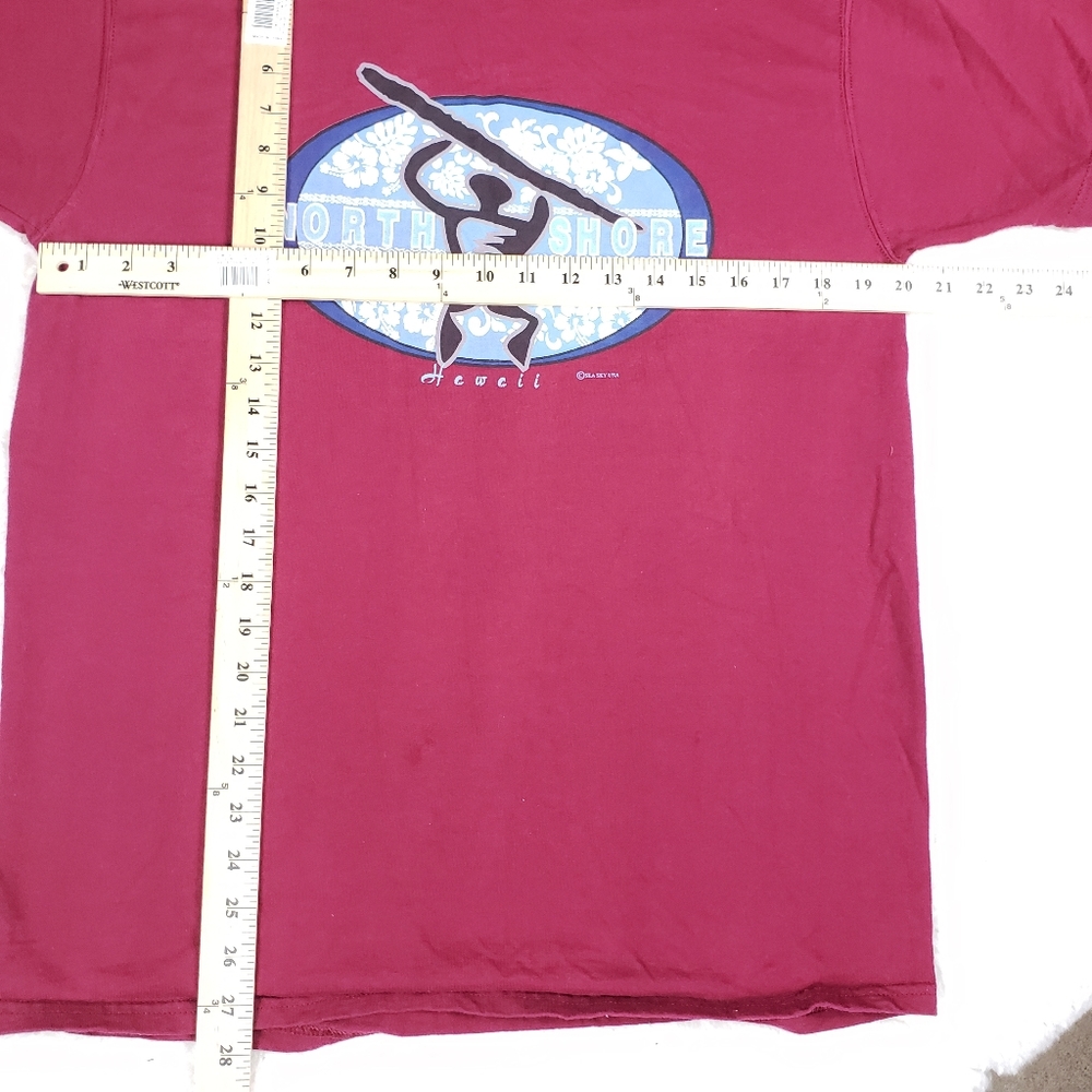 VOLCOM MEN T-SHIRT SIZE LARGE RED WINE - Picture 12 of 13